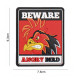 Beware angry bird Velcro patch - 
