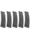 ARES lot de 5 chargeurs AMAG 170 Billes pour M4 AEG (noir)