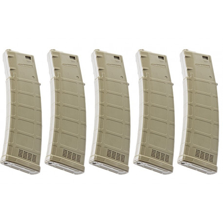 ARES lot de 5 chargeurs AMAG 170 Billes pour M4 AEG (DE)