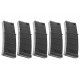 ARES lot de 5 chargeurs AMAG 130 Billes pour M4 AEG (noir) - 