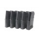 ARES lot de 5 chargeurs AMAG 100 Billes pour M4 AEG (noir)