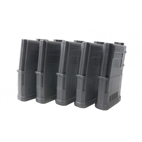 ARES 100rds AMAG Magazine for M4 AEG (5 pack) - Black - 
