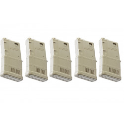 ARES 100rds AMAG Magazine for M4 AEG (5 pack) - DE