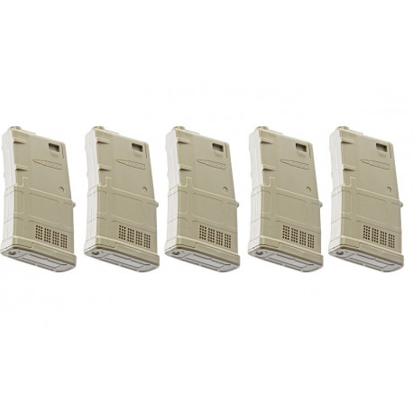 ARES 100rds AMAG Magazine for M4 AEG (5 pack) - DE - 