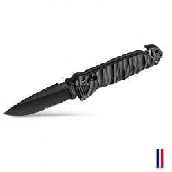 TB Outdoor couteau CAC S200 Serration G10 Toxifié - Noir - 