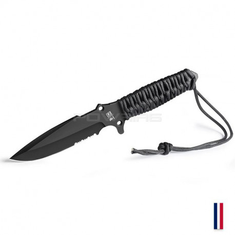 TB Outdoor couteau Le Maraudeur Paracord - Noir - 