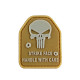 SAPI PLATE Punisher Patch - Tan - 