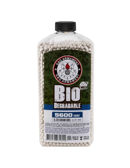 G&G Armament 5600rds 0.28gr BIO BBs - 