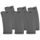 KWA K120 mid cap Magazine 120rds for M4 AEG Black (6 pack) - 