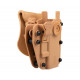 SWISS ARMS Holster ADAPTX LEVEL 3 Ambidextre Universel - Coyote - 