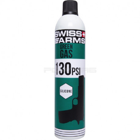 Swiss Arms Green gas 130 PSI 760ml with silicone - 