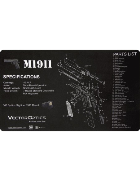 VectorOptics BreakthroughM1911  50 x 31 cm - 