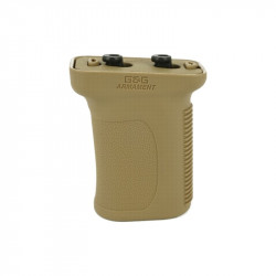 G&G polymer hand grip for keymod handguard - Tan