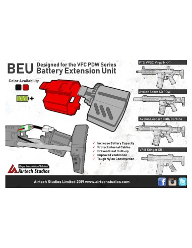 Airtech Studios Extension de batterie BEU pour VFC Avalon PDW - 