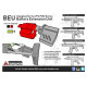 Airtech Studios Extension de batterie BEU pour VFC Avalon PDW (rouge) - 