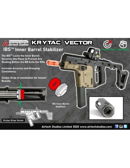 Airtech Studios IBS Inner Barrel Stabilizer for Krytac Kriss Vector - 