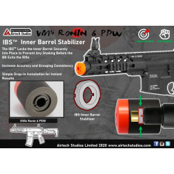 Airtech Studios IBS Inner Barrel Stabilizer for KWA Ronin 6 & TK.45C - 