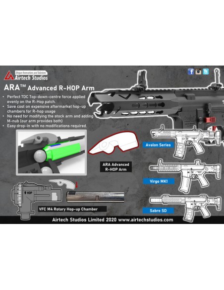 Airtech Studios Advanced R-HOP Hop up Arm for VFC Rotary - 