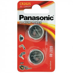 Panasonic Piles CR2025 3V (lot de 2) - 