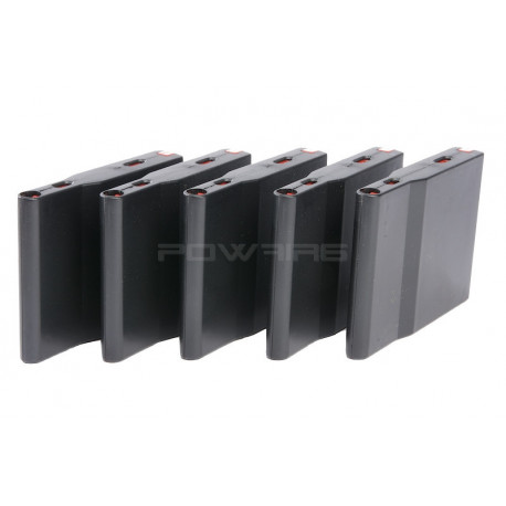 Silverback pack de 5 chargeurs 25 billes polymère pour SRS - Noir - 