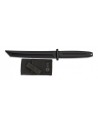 K25 straight rubber training knife - Black