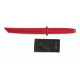 K25 straight rubber training knife - Red - 