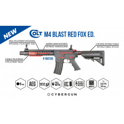 Cybergun Colt M4 Blast Red Fox AEG Full metal Mosfet