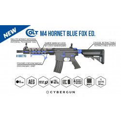 Cybergun Colt M4 Hornet AEG Full metal Mosfet - Blue