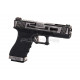 WE G-Force 17 SV Silver Barrel Metal Version GBB - Black