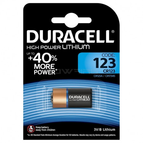 Duracell Pile CR123 à l'unité - 