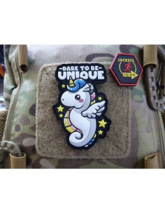 Dare To Be Unique Unicorn Patch velcro -  2