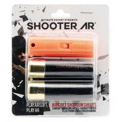 BO Pack of 2 airsoft shotgun shells and 1 bluetooth shell for AR Shooter - 