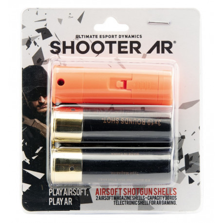 BO Pack of 2 airsoft shotgun shells and 1 bluetooth shell for AR Shooter - 