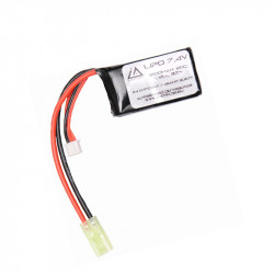 Impact Arms batterie LIPO 7.4 V 1200Mah type PEQ - Mini Tamiya - 