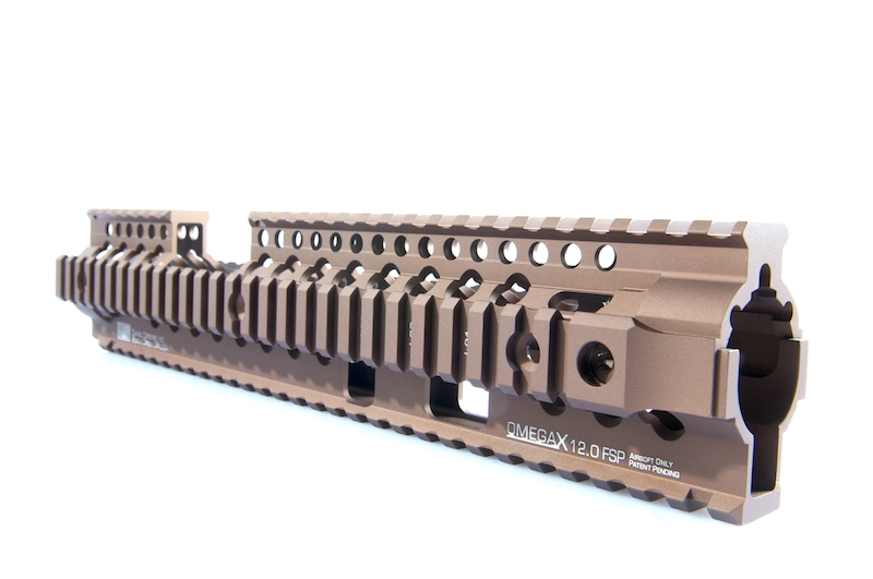 Madbull Daniel Defense Omega X FSP Rail (12 Inch / TAN) MBOMX12FS...