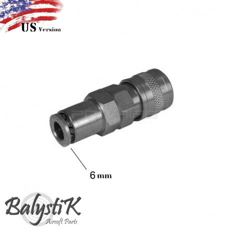 BalystiK coupleur femelle avec entrée macroflex 6mm US - 