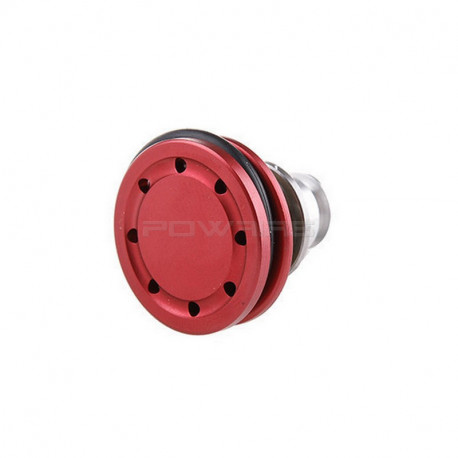 SHS Aluminum ventilated piston head 8 holes - red - 