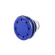 SHS Aluminum ventilated piston head 8 holes - blue - 