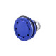 SHS Aluminum ventilated piston head 8 holes - blue