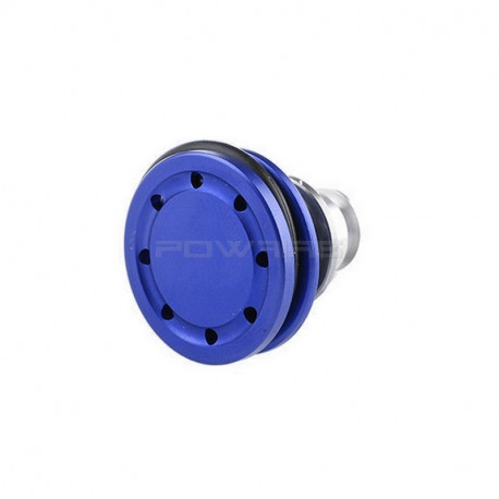 SHS Tête de piston aluminium 8 trous sur roulements - bleu - 