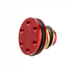 SHS Aluminum ventilated piston head 6 holes - red - 
