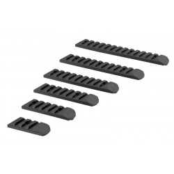 Keymod & M-LOK Rail Set 6 pack Black - 