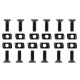 Keymod & M-LOK Rail Set 6 pack Black - 