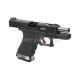 WE G-Force 19 BK Silver Barrel Metal Version GBB - Black - 