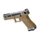 WE G-Force 18C SV Silver Barrel Metal Version GBB - Desert - 