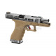 WE G-Force 18C SV Silver Barrel Metal Version GBB - Desert - 