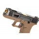 WE G-Force 17 SV Gold Barrel Metal Version GBB - Desert - 