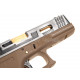 WE G-Force 17 SV Gold Barrel Metal Version GBB - Desert - 