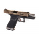 WE G-Force 18C SV Silver Barrel Metal Version GBB - Gold - 