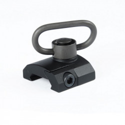 SHS Attache sangle QD pour rail 20mm noir - 